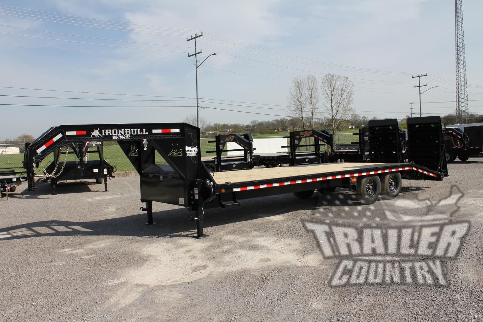 NEW 2025 8 X 25 (20 + 5) Deckover Equipment 14K Gooseneck Trailer RAMPAGE RAMPS 3