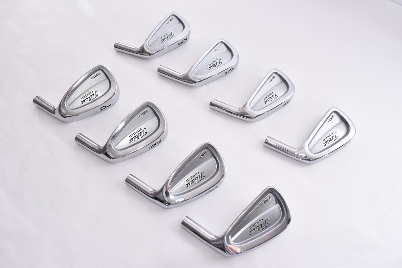 8pcs Titleist 690 CB Forged 3-4-5-6-7-8-9-PW Head Only Iron Set RH Irons