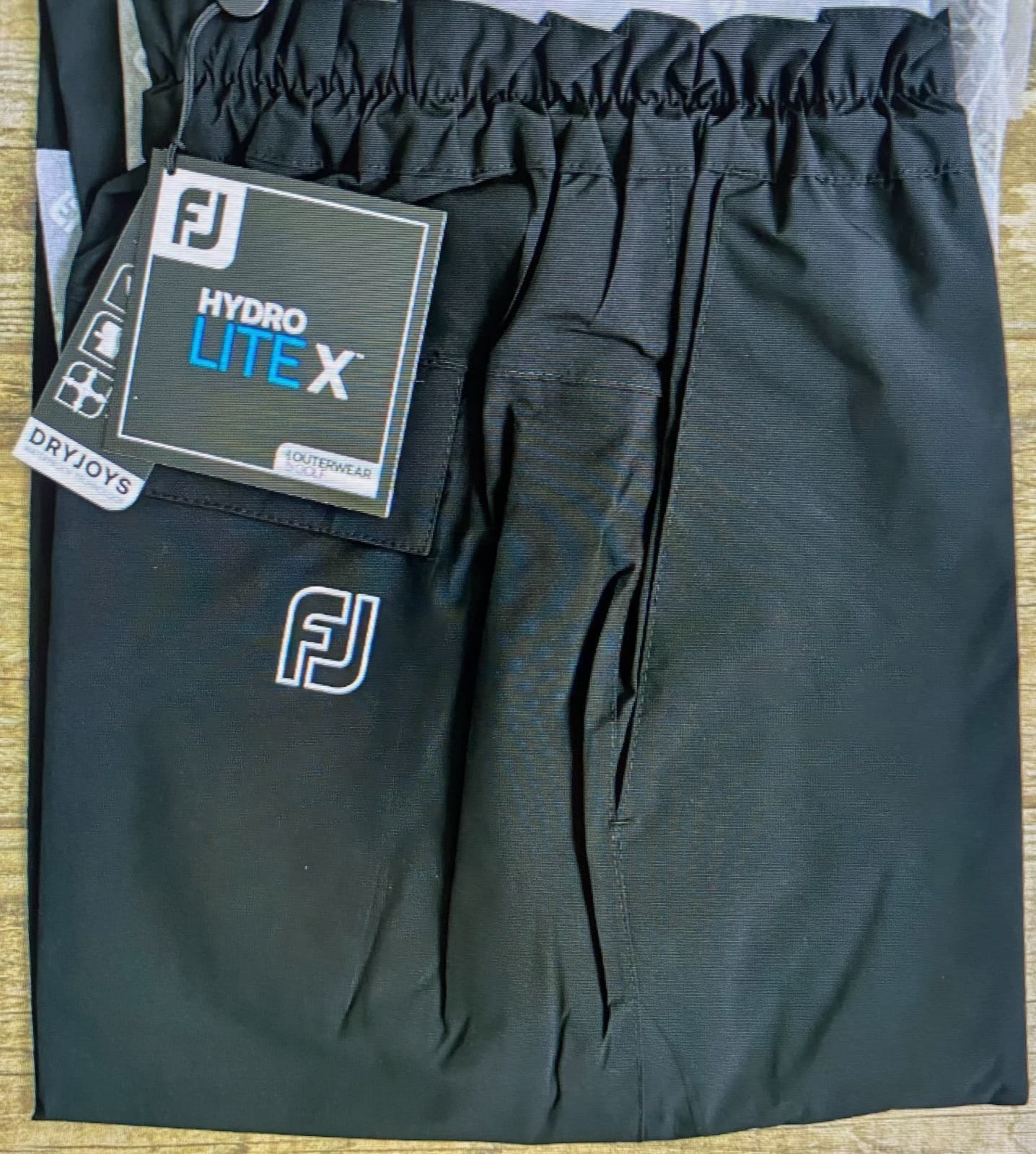 NEW!! Footjoy Hydrolite X Mens Golf Rain Pants, Black , Large