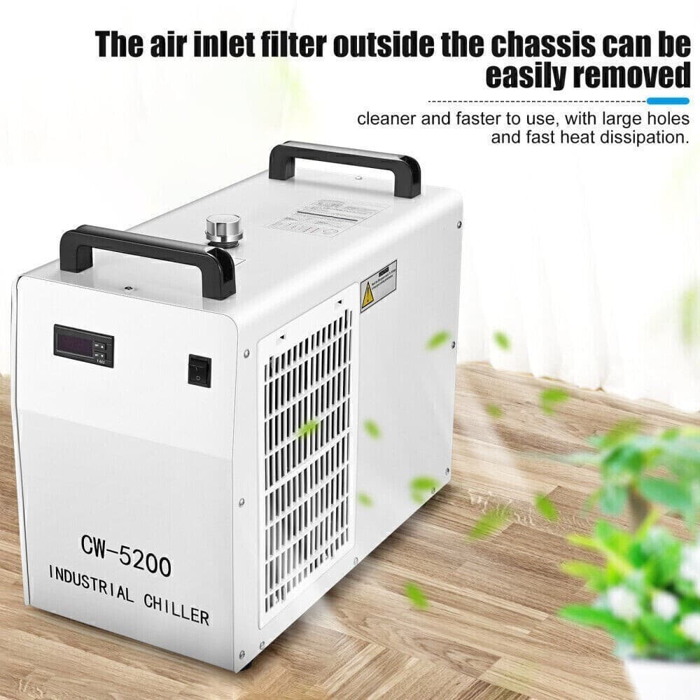 Monport CW5200 Industrial Water Chiller f 60/80W 100/130/150W CO2 Laser Engraver 3