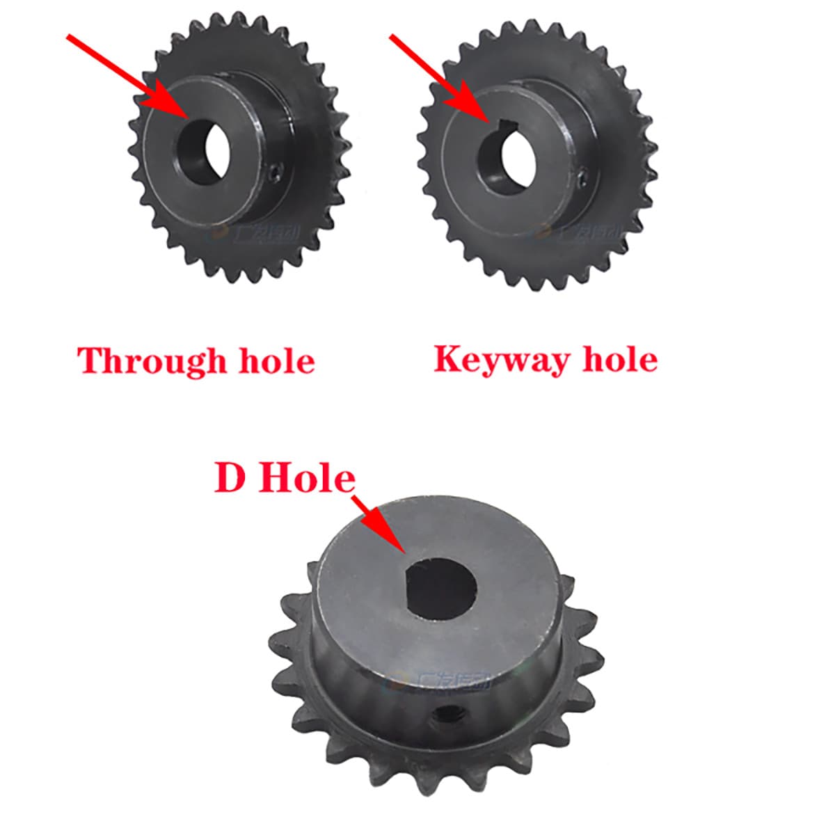 NJ STOCK  04C 9T 45# Steel Chain Sprocket Roller Chain Sprockets Bore 8mm 6