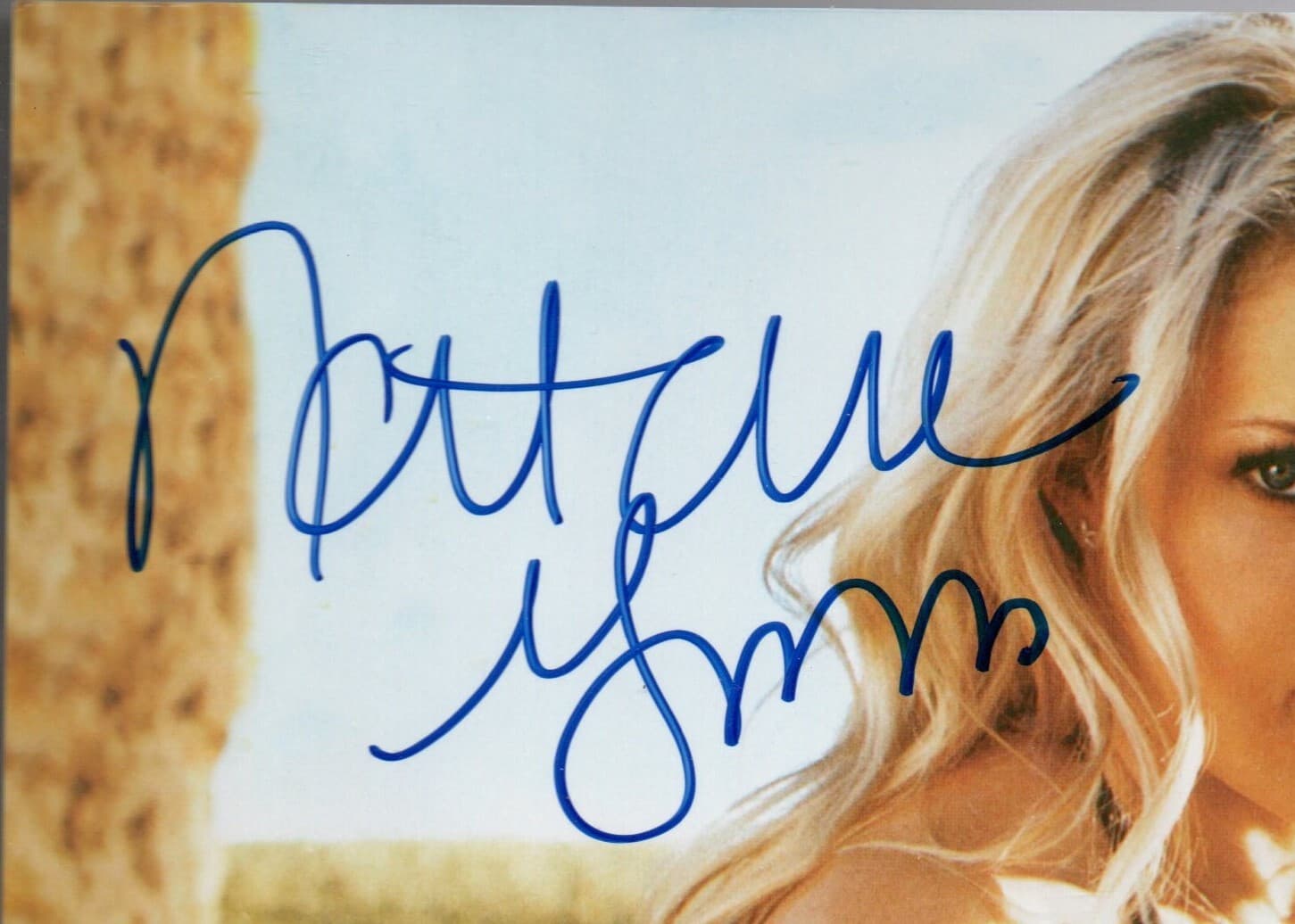 NATALIE GULBIS SIGNED AUTO'D 8X10 PHOTO BAS COA LPGA TOUR  BIKINI 2