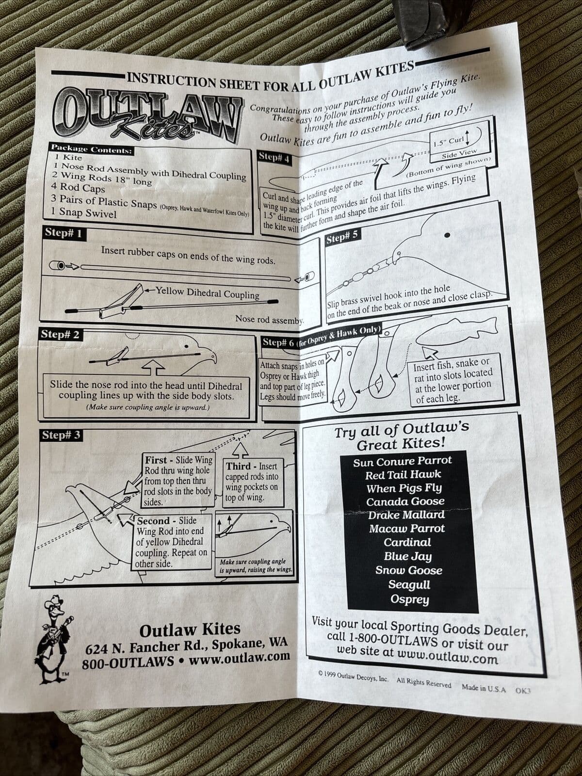 OUTLAW DECOY CANADIAN GOOSE WINDSOCK DECOY KITE 🇺🇸 USA MADE 🇺🇸 6