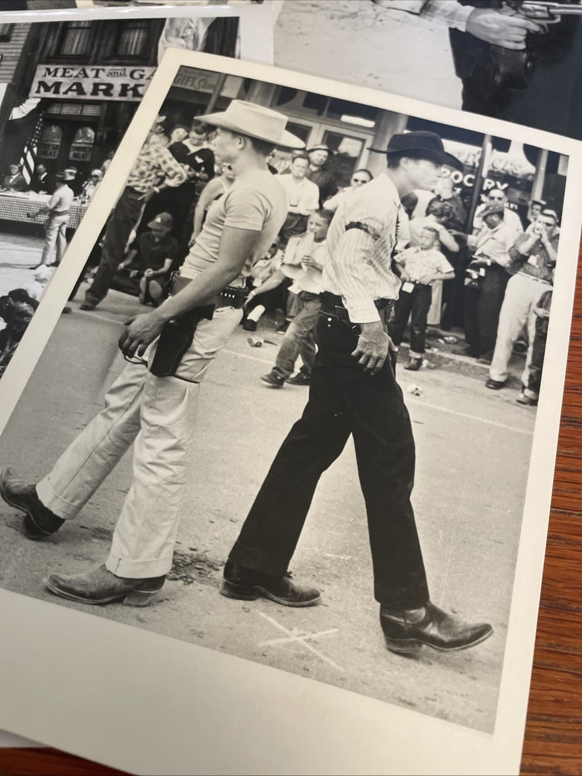 James Arness GUNSMOKE w Thell Reed Fast Draw Competition Photograph Lot 3