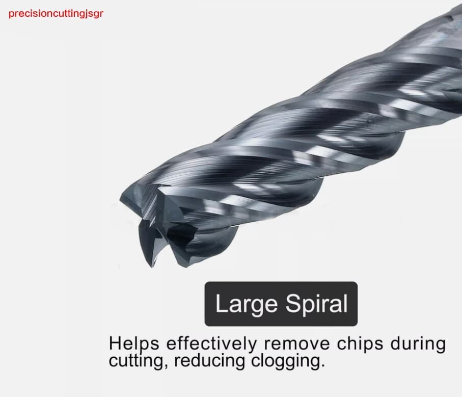 CNC End Mill Set Carbide Tungsten Steel 4 Fultes Milling Cutter Router Bits R... 5