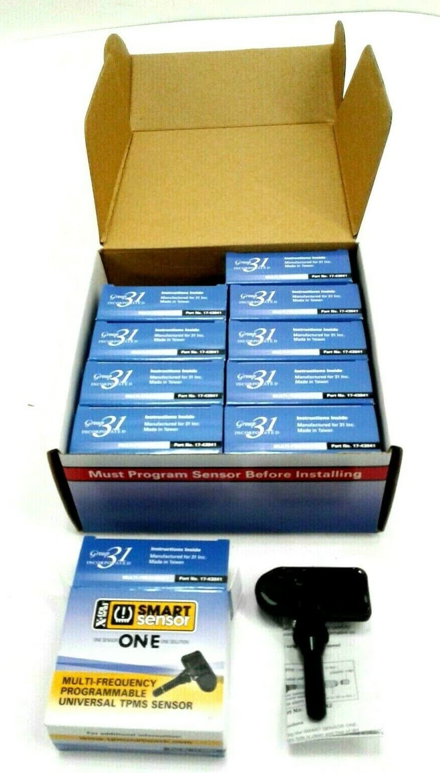 SMART SENSOR SNAP-IN MULTI-FREQUENCY PROGRAMMABLE UNIVERSAL TPMS 17-43041 QX10 3