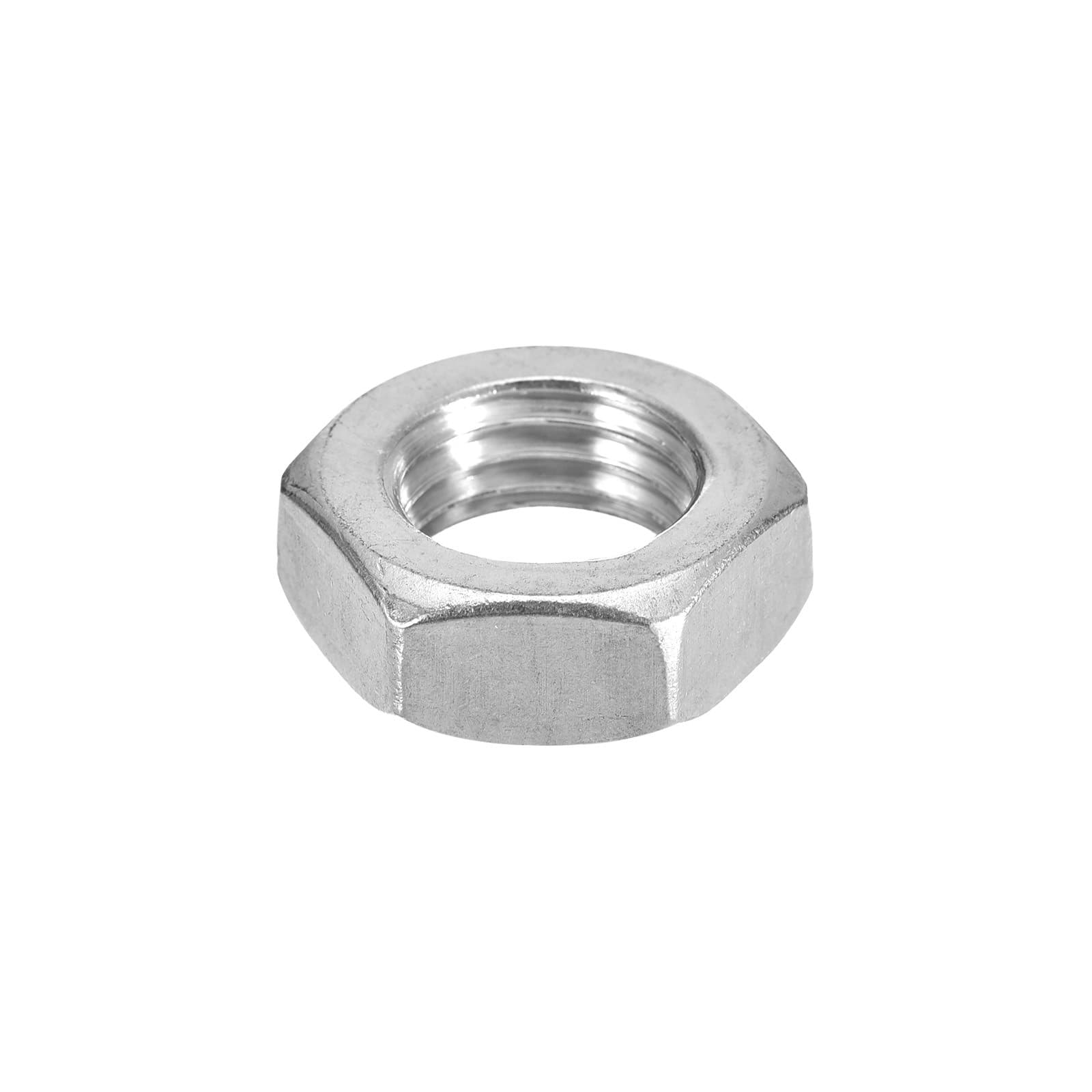 Hex Nuts (1"-8) 1Pcs 316  Steel Coarse Thread Nut Silver