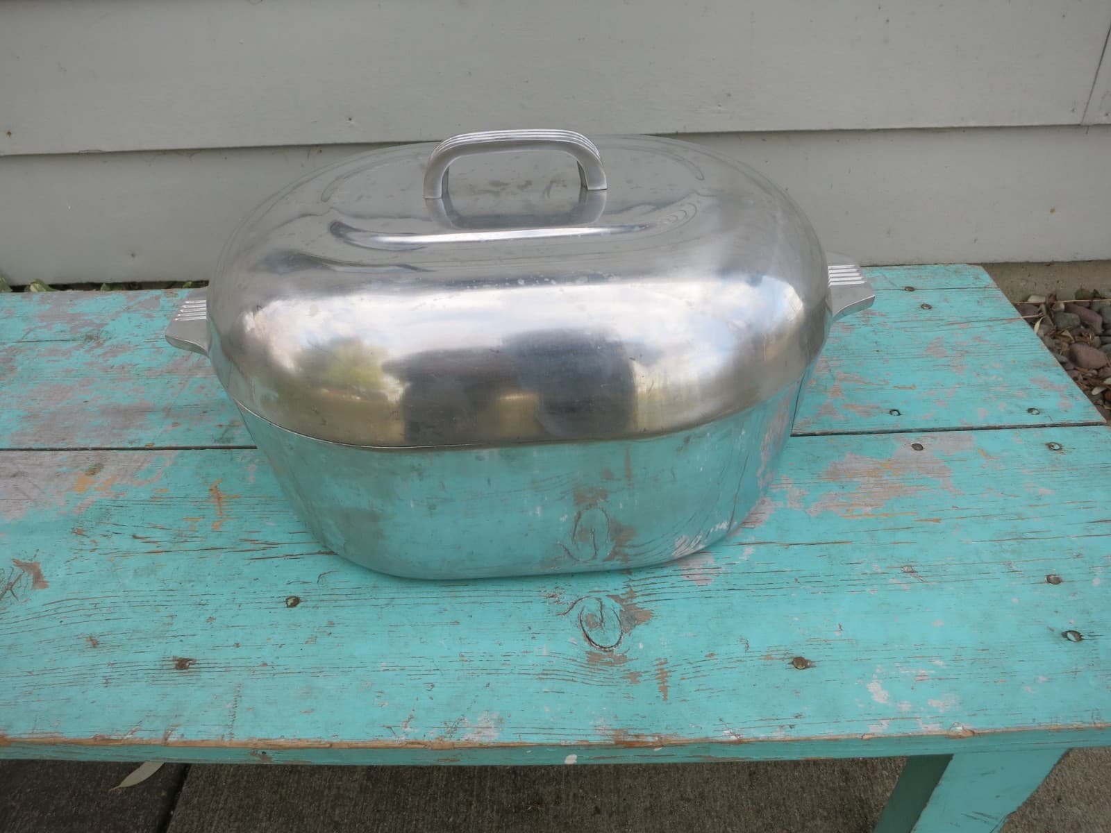 MAGNALITE CLASSIC 15" TURKEY ROASTER CHICKEN THANKSGIVING WITH TRIVET STEW SOUP 5