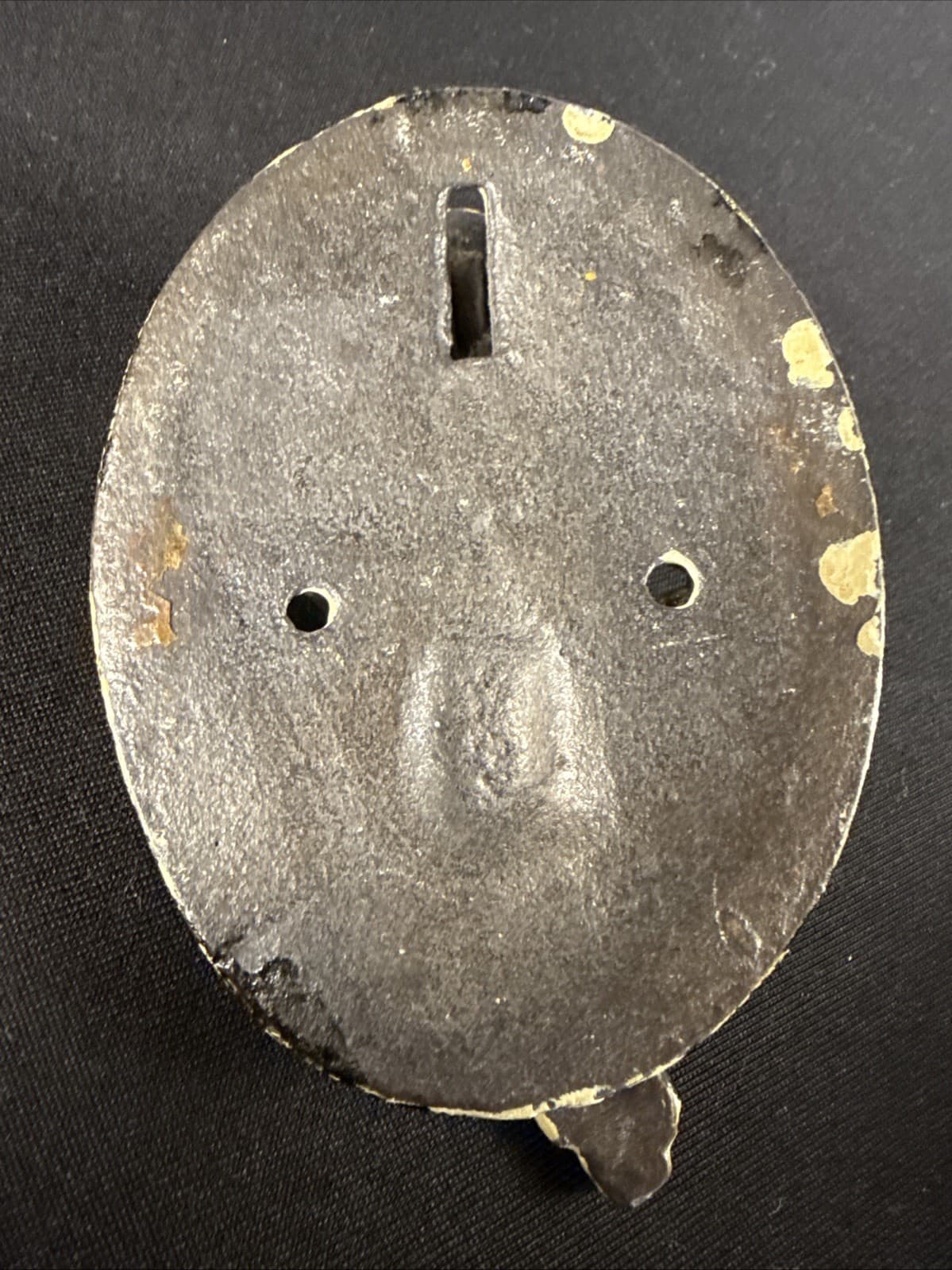 RARE DOOR KNOCKER, Vintage Cast Iron Parrot Door Knocker Hand Painted 2