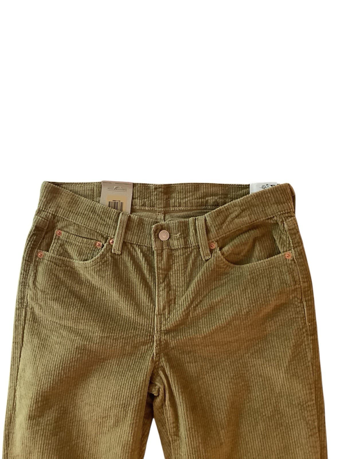 Levi's Boyfriend Tapered Leg Corduroy Womens Size 29X30 Golden Brown 5