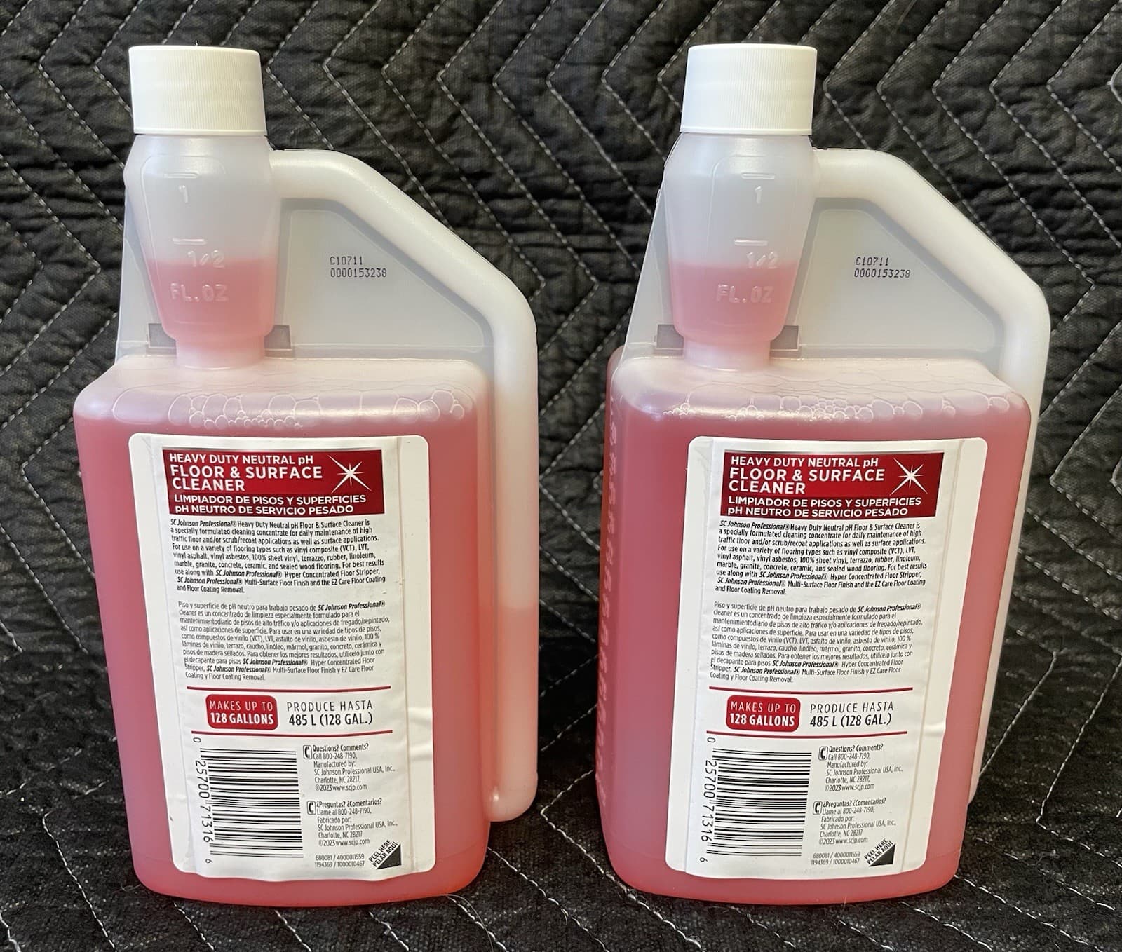 2 Bottles SC Johnson Professional Heavy Duty Neutral Floor Surface Cleaner 32oz 2