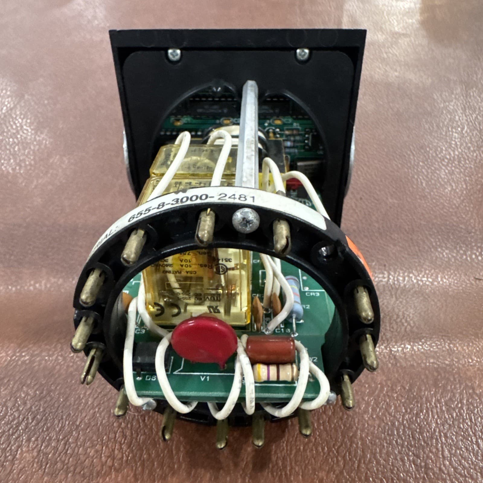 ATC 655-8-3000 Panel MT Digital Timer 120VAC Tenor Microprocessor & Diagram  4