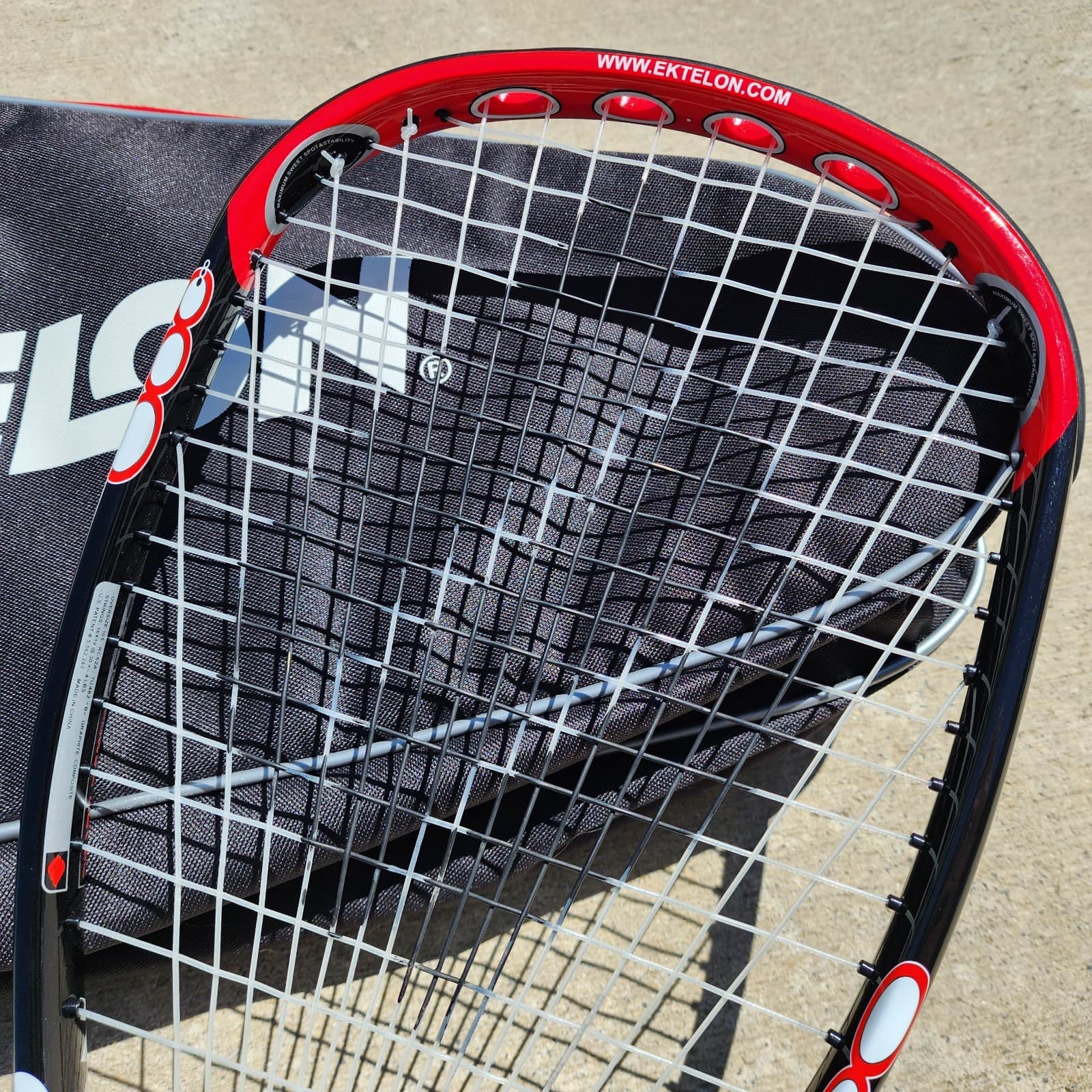 Ektelon O3 Hornet Hybrid Racquetball Racquet w/Carry Bag & Strobe Safety Glasses 6