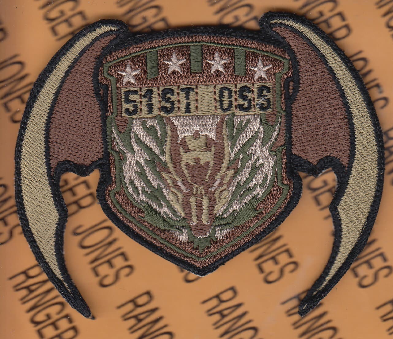 USAF Air Force 51st Operational Support Sq OSS 4.25" OCP NO HOOK patch c/e