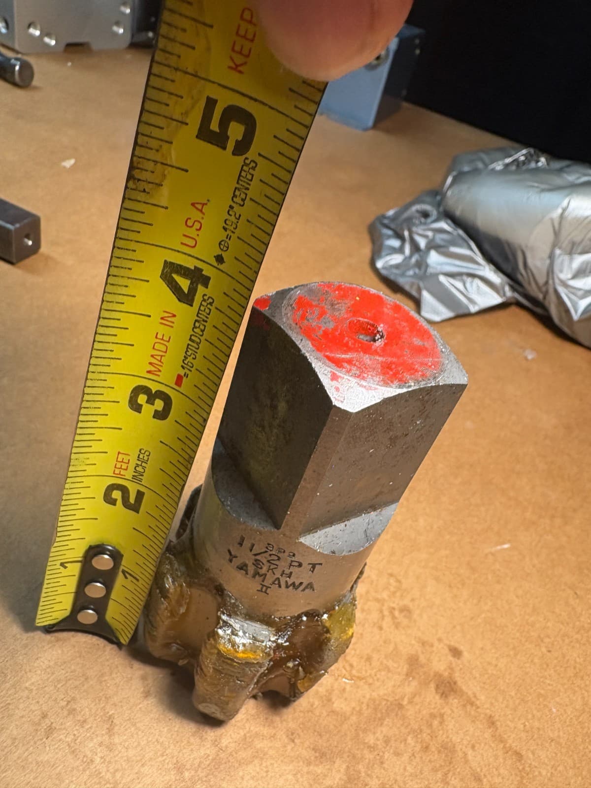 1-1/2"-11  NPT Pipe Tap 3 taper threads 2