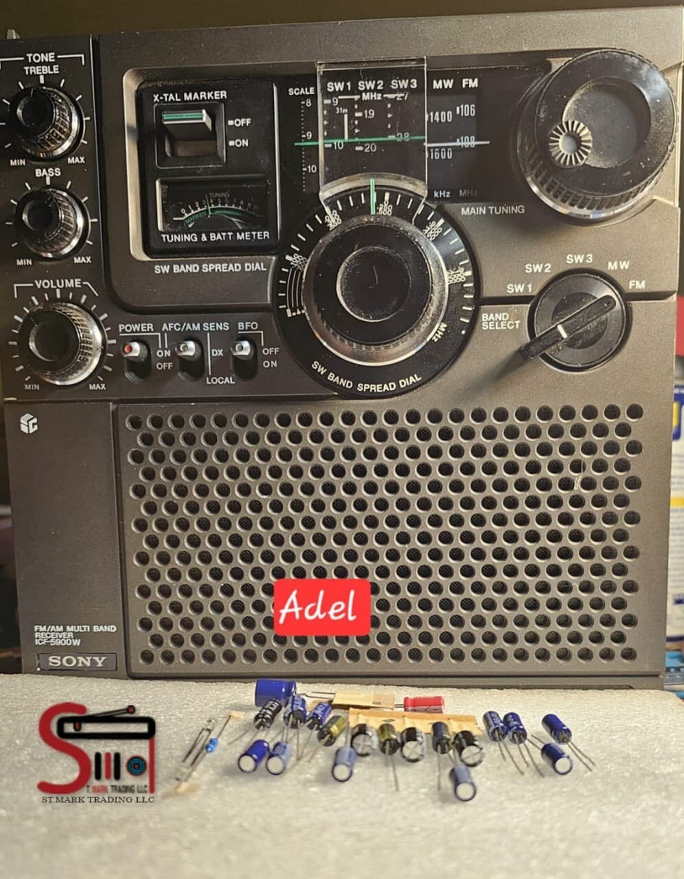 Sony ICF-5900W Repair & Upgrade Kit 22 PCs Made In Japan + Service Manual & LEDs 3