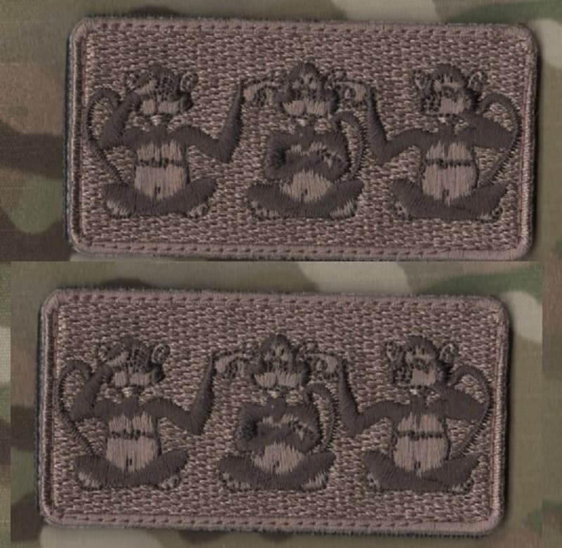 Christian-Iraqi Militia Anti-Isis Foreign Fighters velkrö Insignia: Dwekh Nawsha 6