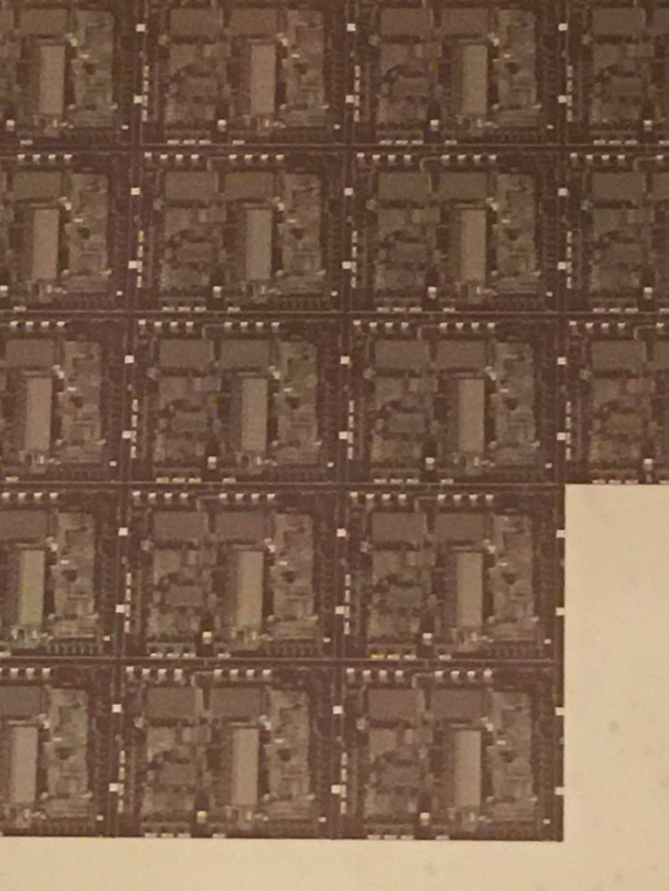 4" Unknown Silicon Wafer 1980s Extremely Rare Vintage CPU Chip 5