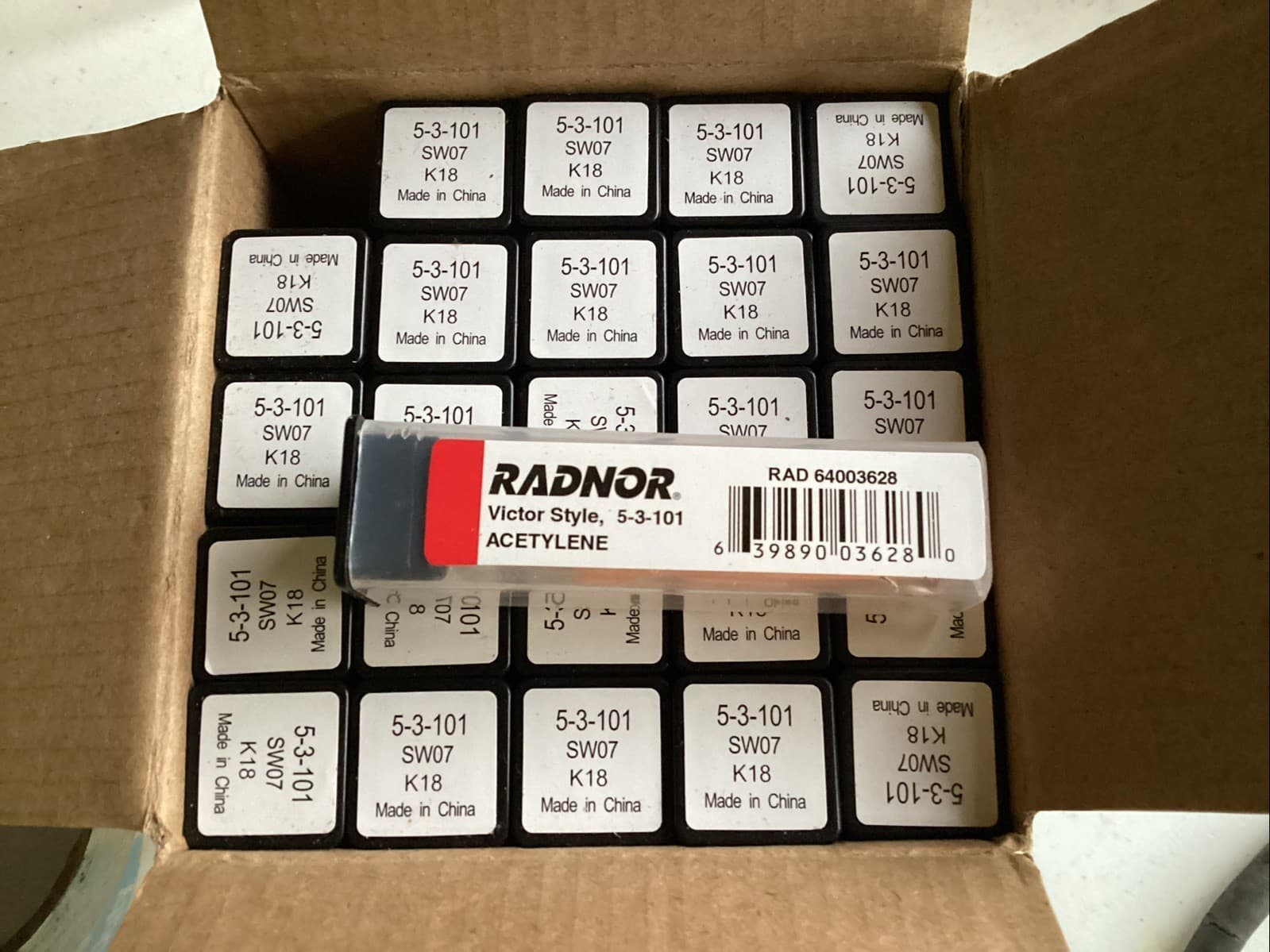 Victor Style acetylene size 5 style series 3  –101 lot of 25 2