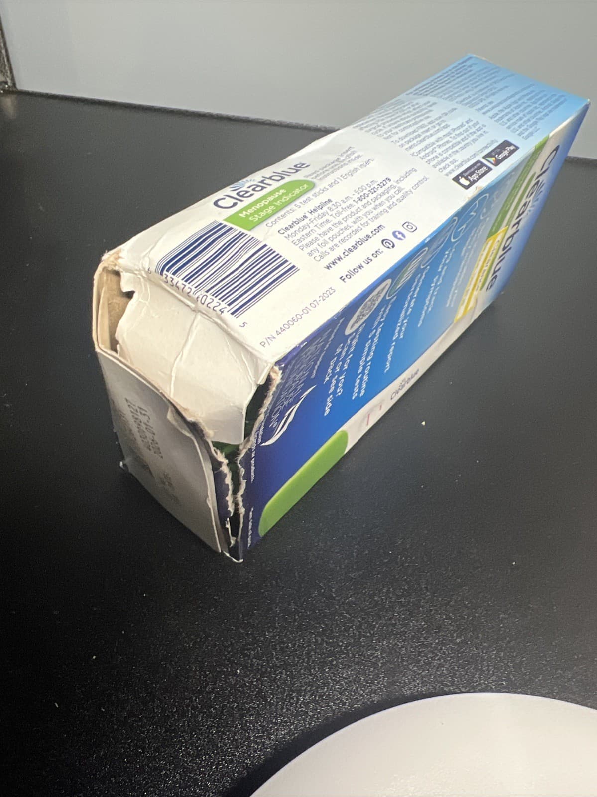 Clearblue Menopause Stage Indicator - 5 Test Sticks Exp 01/2026 Open Box 3