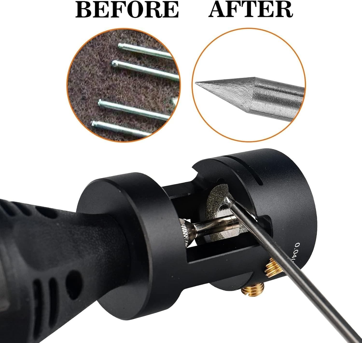 Aluminum Tungsten Electrode Sharpener Grinder For TIG welding, Handheld Electr 4