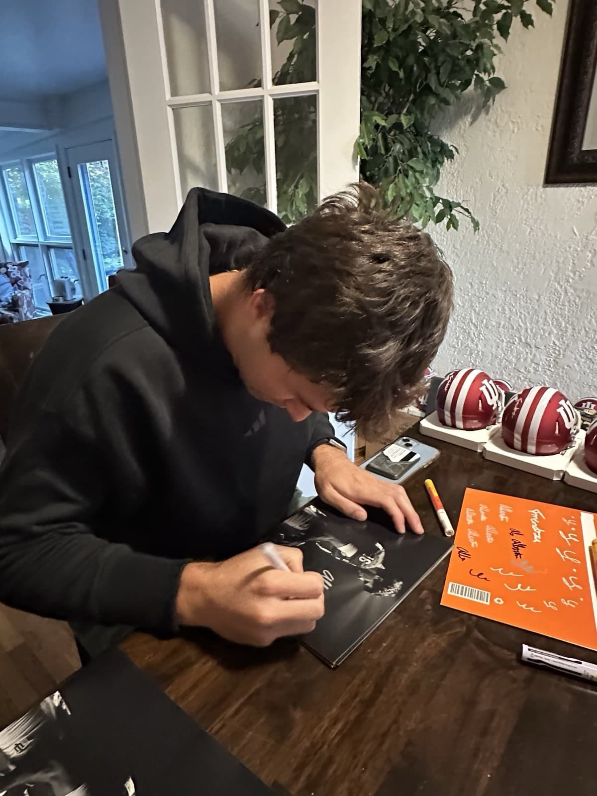 Alberto Mendoza Autographed Signed Photo 8x10 Indiana Hoosiers Football 2