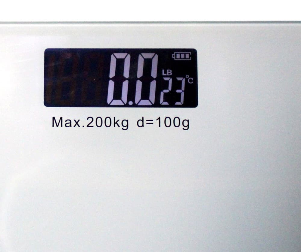 440 lb Bathroom Weight Scale Digital Measures Pounds and Kilograms Slim Design 3