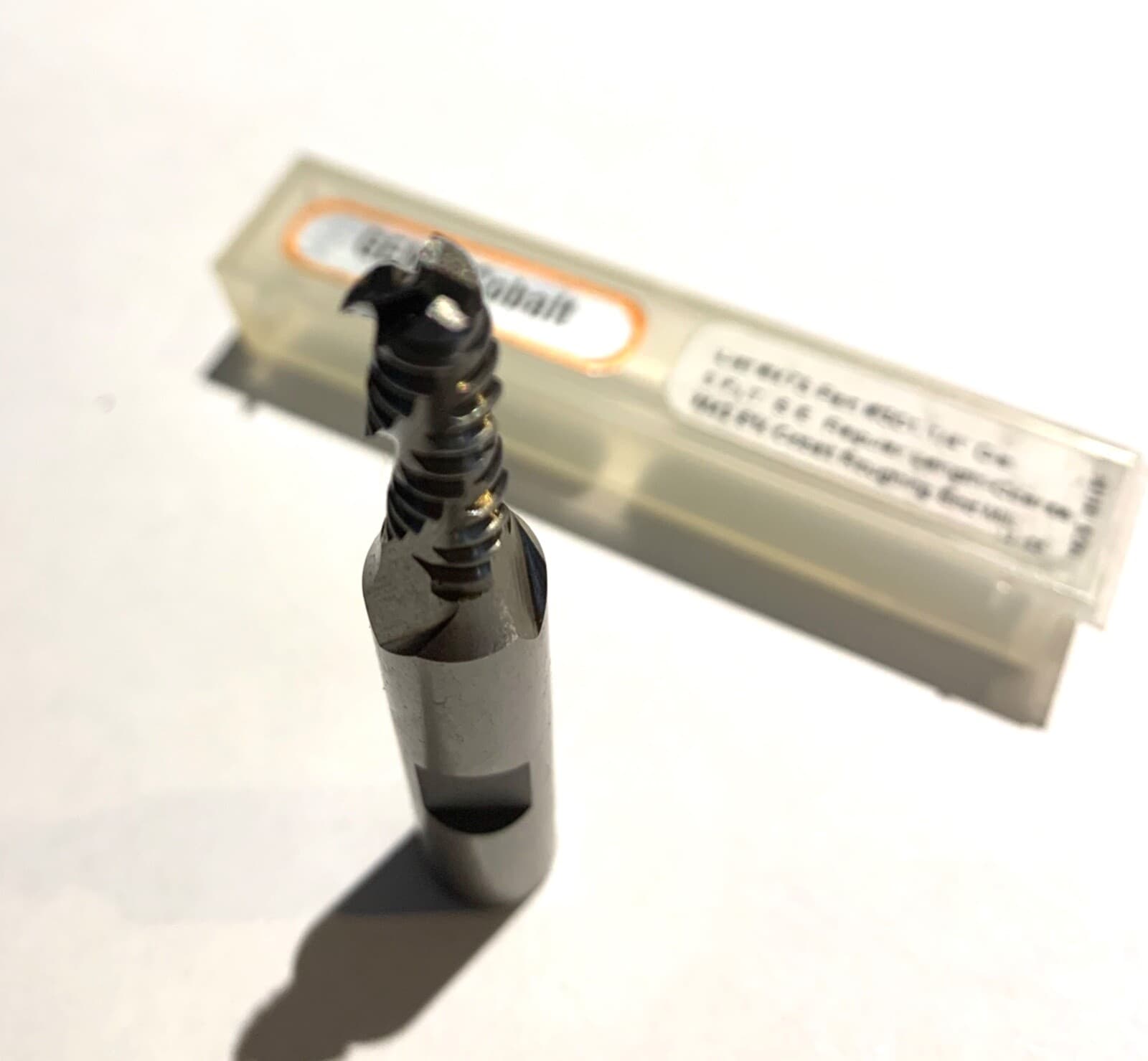 GEM M42 1/4" Cobalt Roughing End Mill - Regular Length-Coarse - 3FLT SE - NEW 2