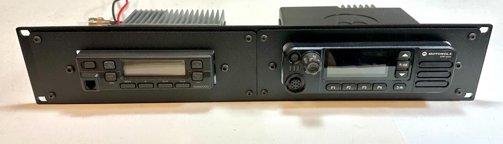 19" Dual Rack Mount 2RU - Universal - Choose your devices  Motorola/Kenwood/ICOM 2