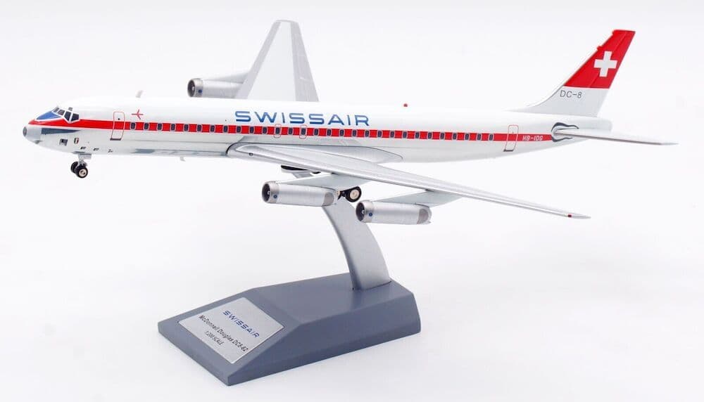 Inflight B-862-IDG-P Swissair Douglas DC-8-62 HB-IDG Diecast 1/200 Jet Model New 6
