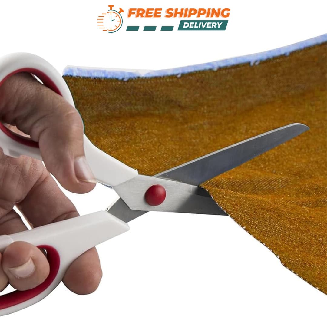 1pc Scissors MultiUse Comfortable Grip for Fabric Sewing Craft Use Home & Office 5