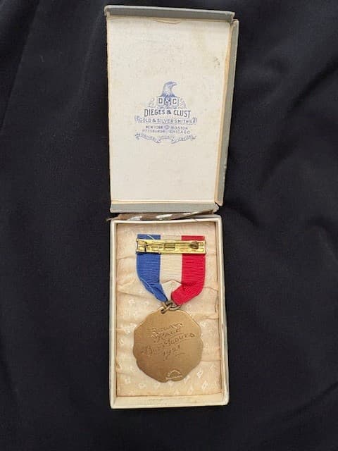 BOY SCOUTS  BROCKTON FAIR 1921 Childrens Day Relay Race D&C Gold &Silversmiths 2