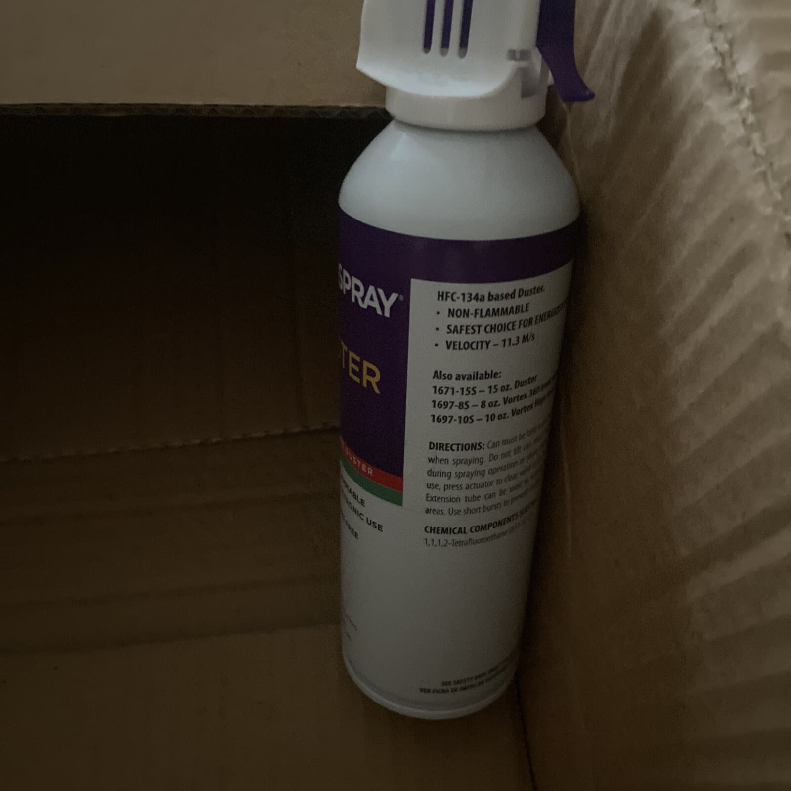 TechSpray 1671-10S Non Flammable Air Duster, 10 oz, Canned Air | QTY: (1) 2