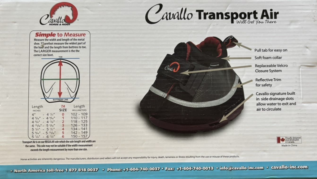 Cavalo Transport Air Horse Hoof Boots & Pads for Travel - Less Fatigue for Horse 6