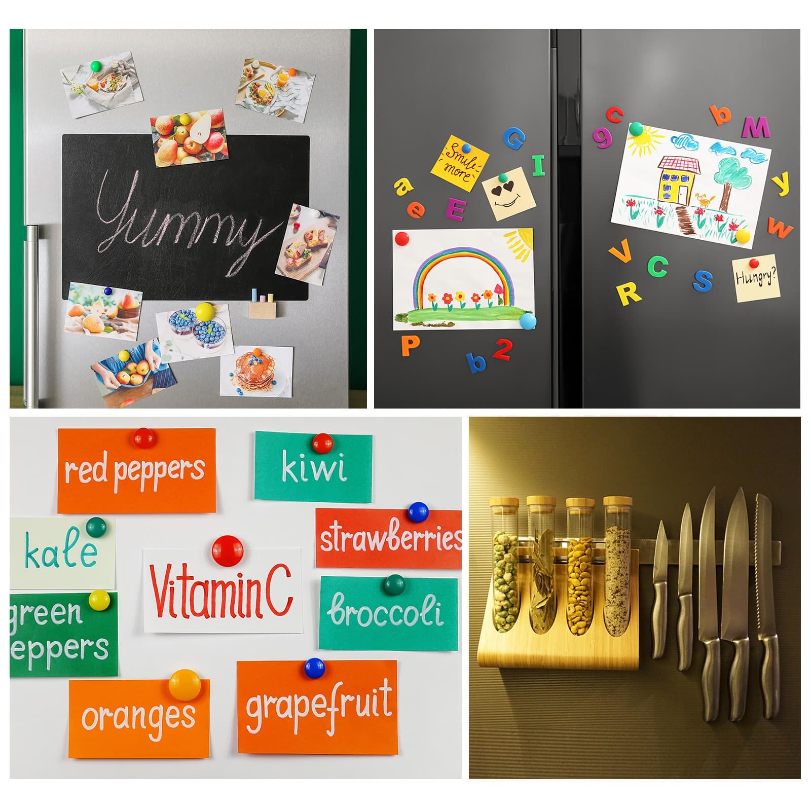 Magnetic Strip 32.8 Feet x 1 9/16" Width x 1/16" Thick Magnetic Tape Stickers 5