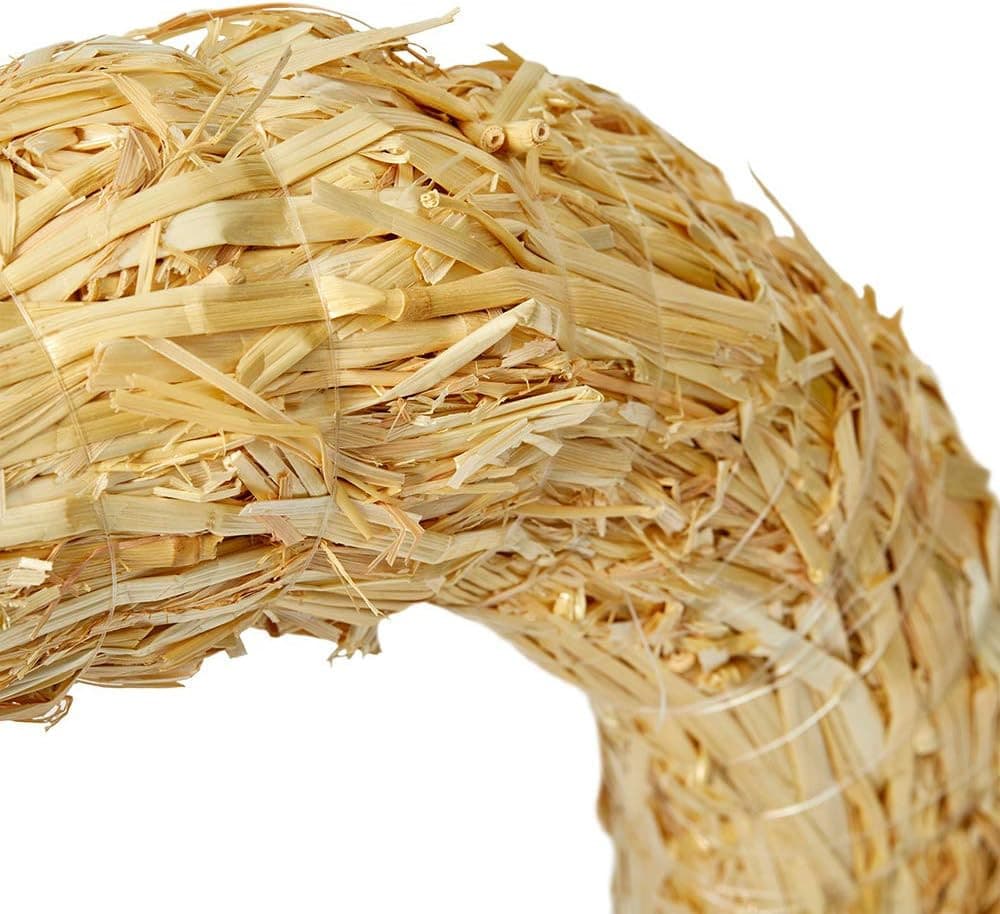 Straw Wreath Form 10 Inch Natural 3
