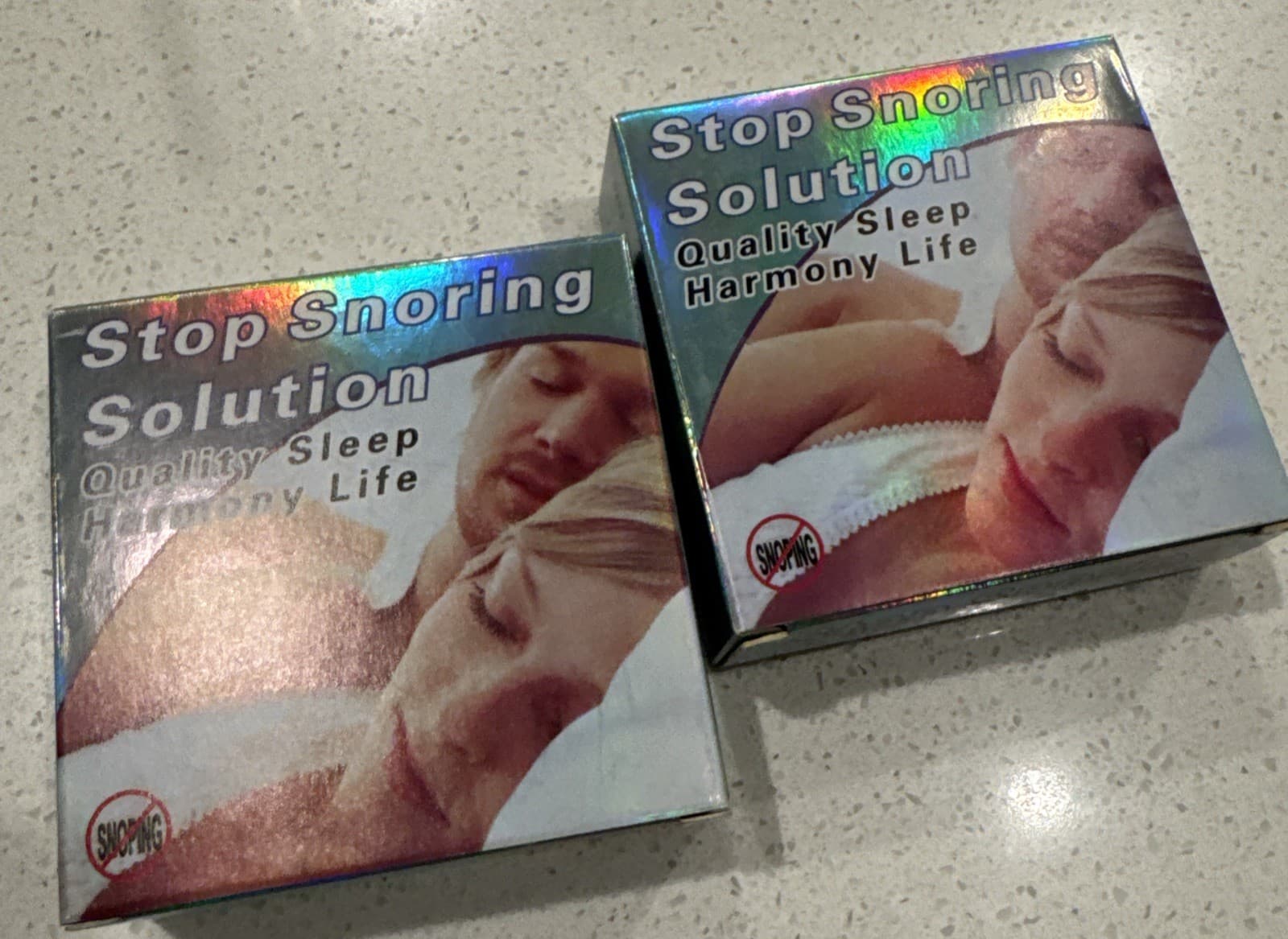 2x Stop Snoring Solution Mouthpiece Sleeping Aid Apnea Guard Anti Snore Stopper