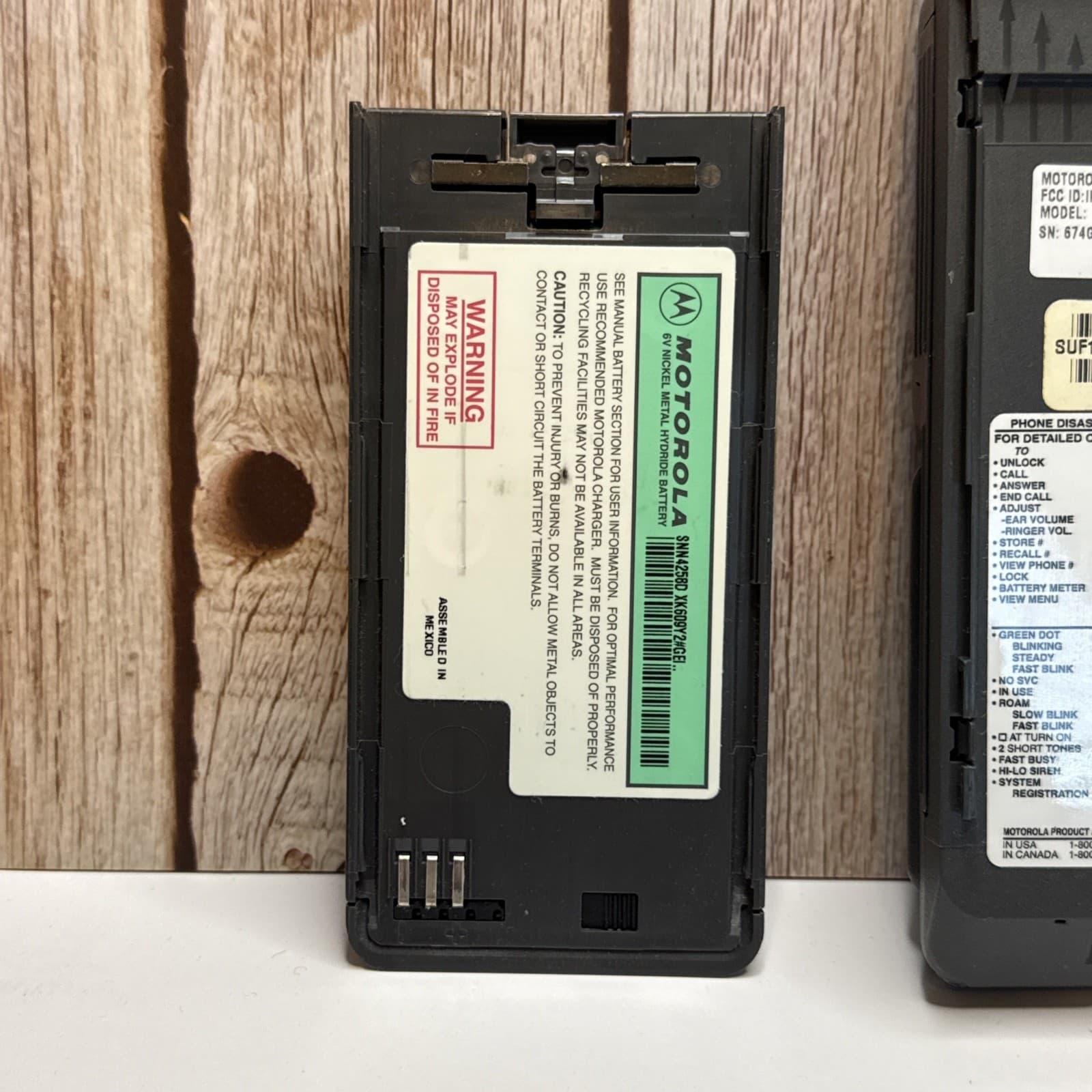 Vintage Motorola Digital Personal Communicator Cell Phone F09HLD8426AG-w/Charger 6