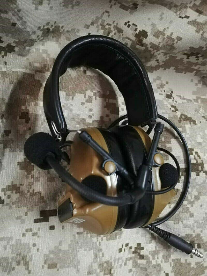 US! PELTOR Comtac III Headset Noise Reduction Headset For TCA PRC 152 RADIO