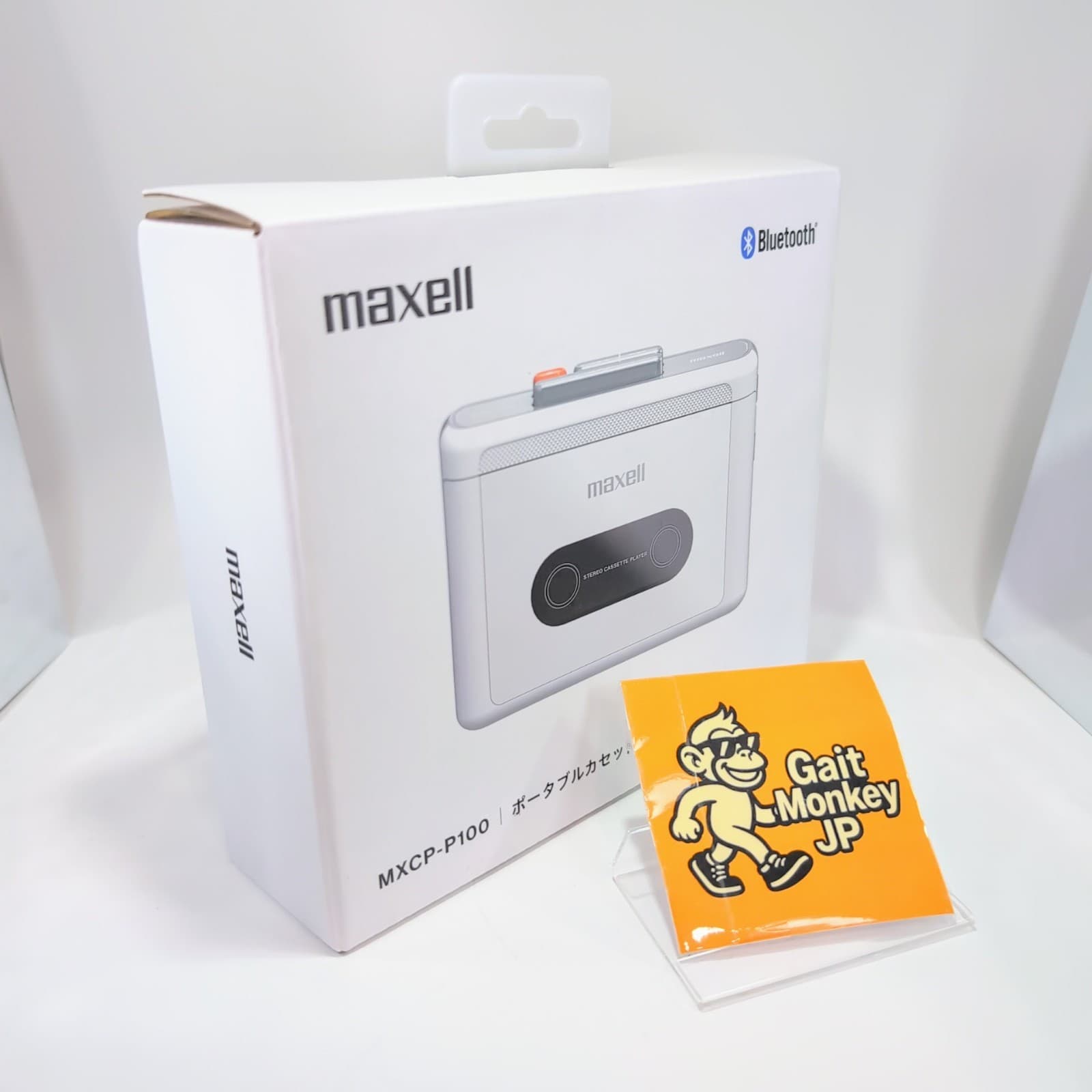 Maxell MXCP-P100 Portable Cassette Player White MXCP-P100WH New from Japan 3
