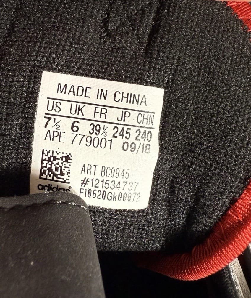 Adidas ASYM 5.10 Women's Rock Climbing Slipper Shoes US 7.5 Black/Red/Grey 6