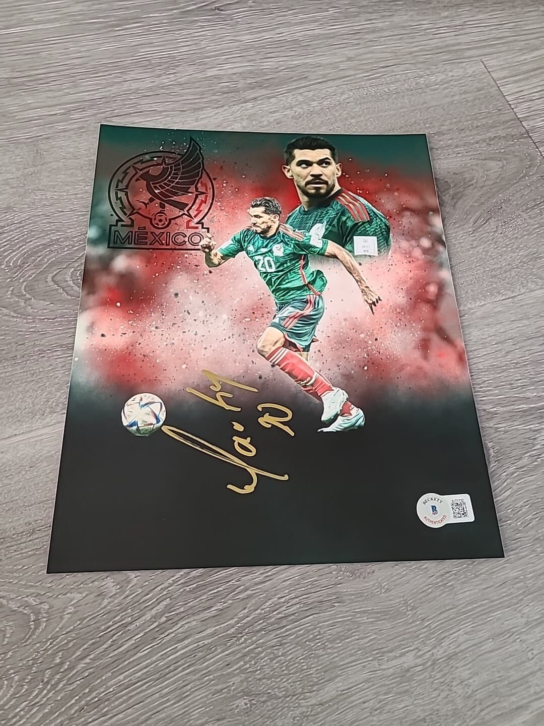 Foto 8x10 Autografiada Por HENRY MARTÍN  del America Beckett COA