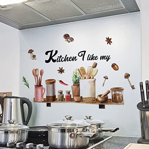 Kitchen Wall Stickers Kitchen Quotes Wall Decals I Like My Kitchen Wall Decals  5