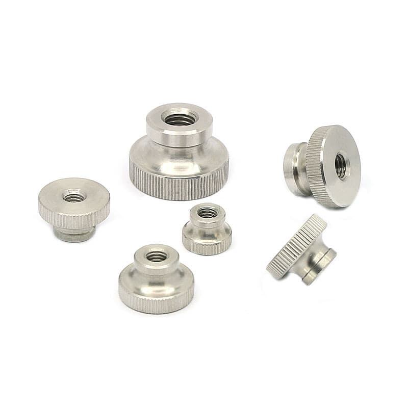 Knurled Nuts M2M3M4M5M6M8 Thumb Nuts Blind / Through Hole Step Knurled Nuts 4