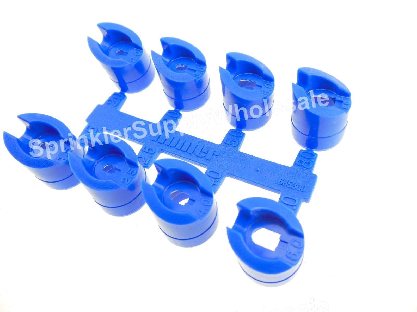 Hunter PGP Standard Blue Nozzle Rack 665300 - 8 Nozzles Per Tree 2