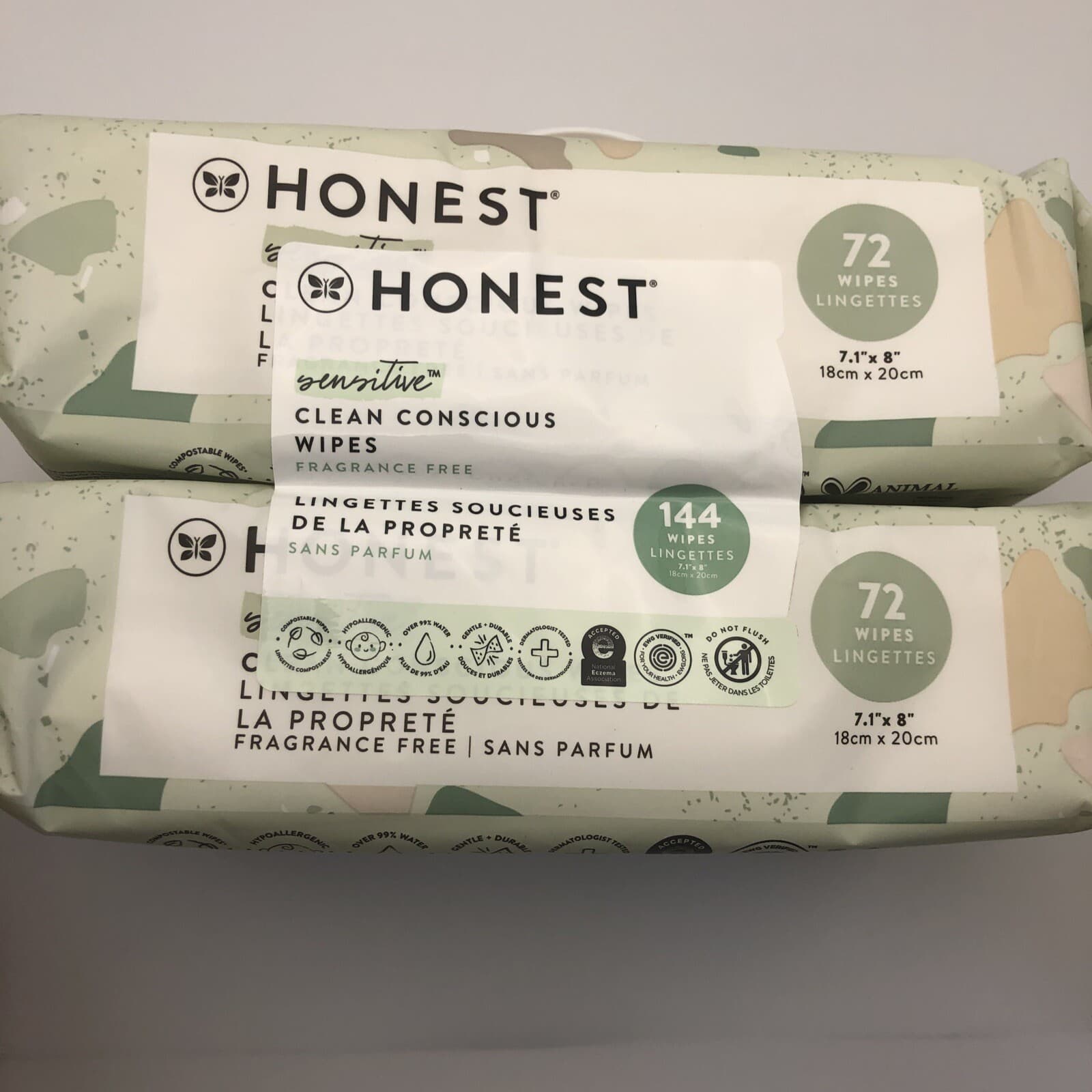 Huggies Wipes Lot 312ct Hypoallergenic Baby Natural Care Bundle 4