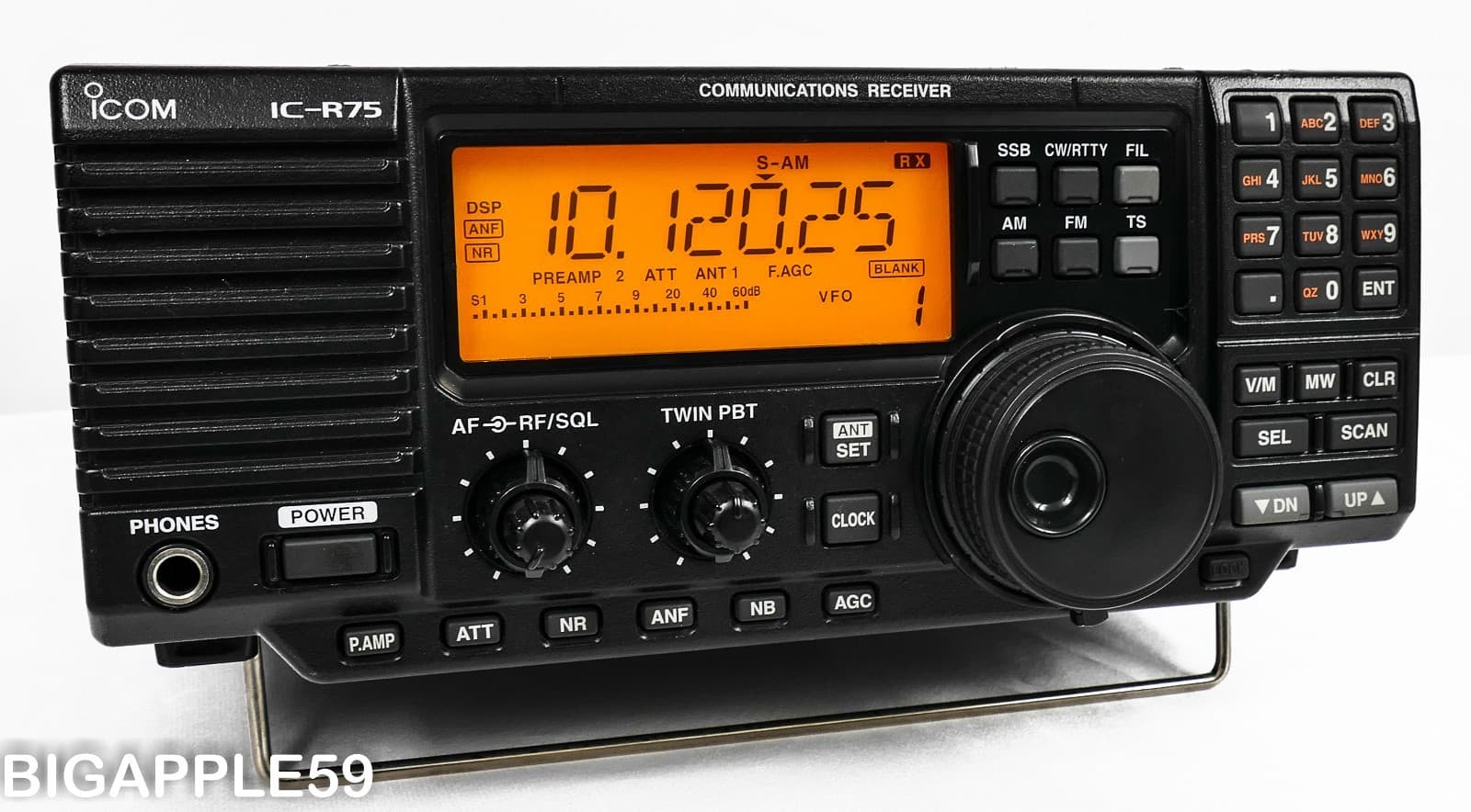 Icom IC-R75 Shortwave Amateur Radio Receiver w/ Sync Detector & UT-106 DSP Unit 3