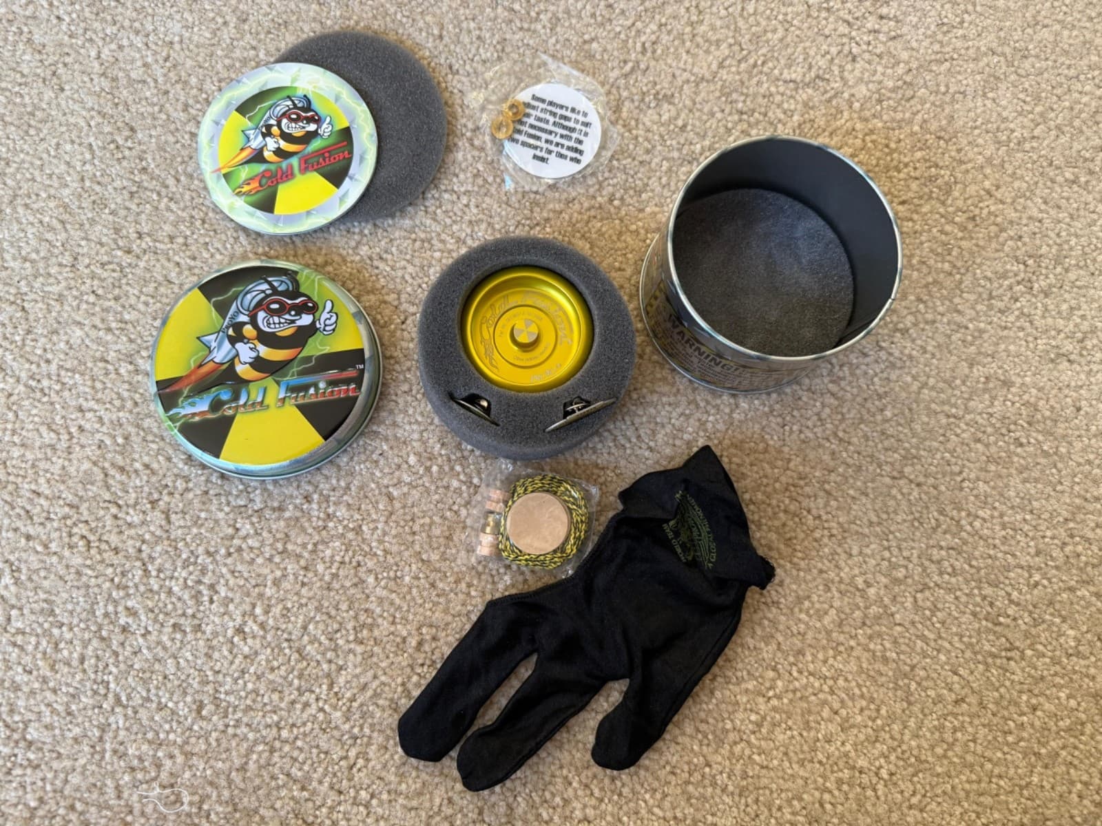 RARE NEW 1998 PLAYMAXX ProYo COLD FUSION YO-YO COMPLETE, NEWLY OPENED NOV 2025