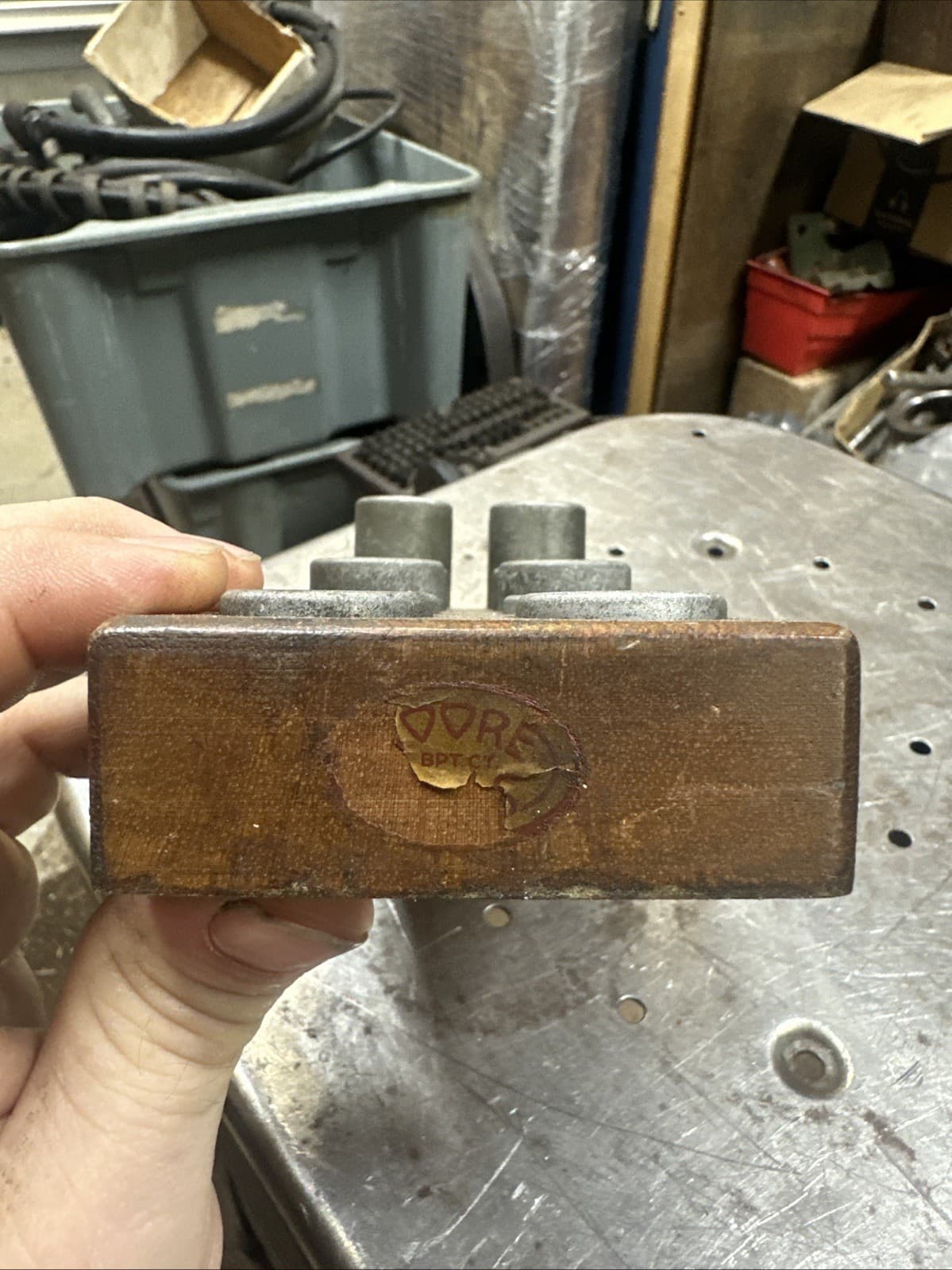 Moore Tools Aluminum Heel Rest Block Set of 12 for Jig Bore & Grinder Set Up 6