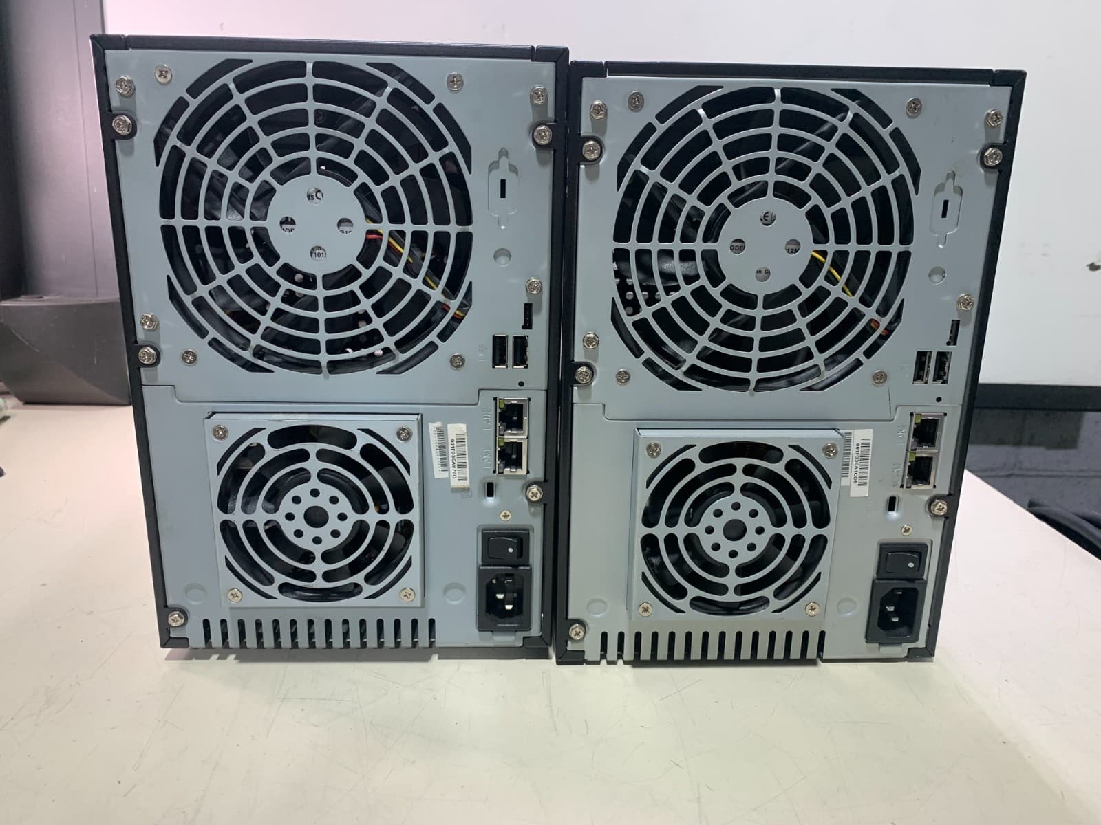 LOT OF 2:  NETGEAR ReadyNAS PRO ADVANCED NETWORK STORAGE RNDP6000 - NO HDD READ 6